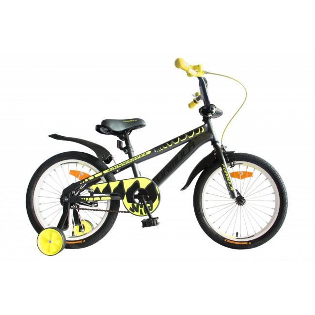 Велосипед 18" Formula WILD 2020 (серо-желтый с черным (м)) 