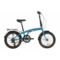 Велосипед 20" Dorozhnik ONYX складний 2020 (синий) 