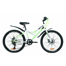 Велосипед 24" Discovery FLINT DD 2020 (бело-зеленый ) 