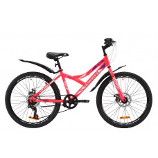 Велосипед ST 24" Discovery FLINT DD с крылом Pl 2020 (розовый) 