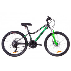 Велосипед 24" Formula ACID 2.0 AM 14G DD Al 2019 (черно-зеленый (м)) 
