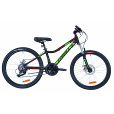 Велосипед 24" Formula ACID 2.0 AM 14G DD Al 2019 (черно-зеленый с красным (м)) 