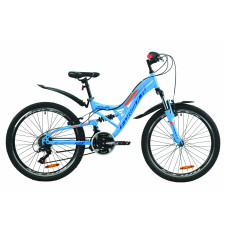 Велосипед 24" Formula ATLAS Vbr 2020 (синий с оранжевым) 