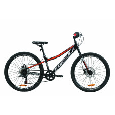 Велосипед 24" Formula FOREST DD 2020 (черно-красный) 