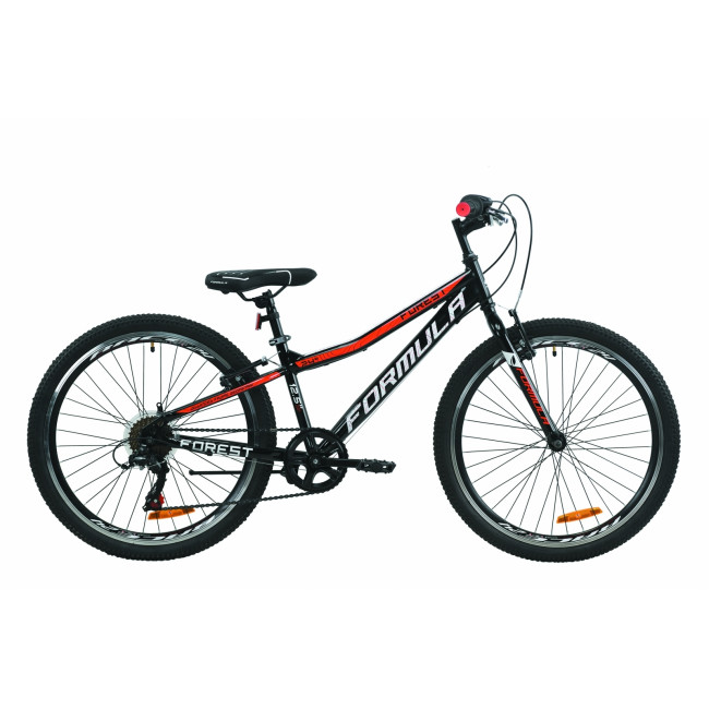 Велосипед 24" Formula FOREST 2020 (черно-красный) 