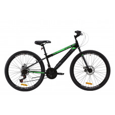 Велосипед 26" Discovery ATTACK DD 2020 (черно-зеленый с серым) 