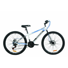Велосипед ST 26" Discovery ATTACK DD 2020 (бело-черный с синим) 