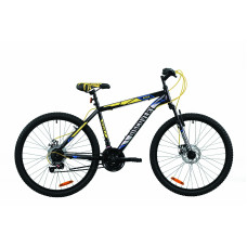 Велосипед 26" Discovery RIDER DD 2020 (черно-салатно-серый (м)) 