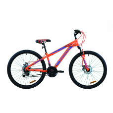 Велосипед 26" Discovery RIDER DD 2020 (оранжево-синий) 