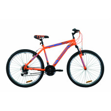 Велосипед 26" Discovery RIDER 2020 (оранжево-синий) 
