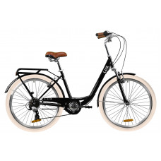 Велосипед 26" Dorozhnik LUX AM 2020 (черный) 
