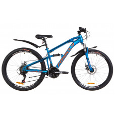 Велосипед 26" Formula BLAZE AM2 14G DD St с крылом Pl 2019 (синий с оранжевым (м)) 