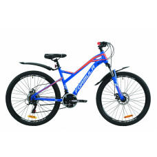 Велосипед 26" Formula DRIFT 2020 (сине-оранжевый с белым (м)) 