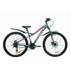 Велосипед 26" Formula ELECTRA DD 2020 (антрацитово-белый с розовым (м)) 
