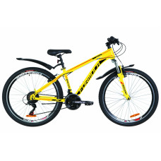 Велосипед 26" Formula SPECIAL AM 14G Vbr St с крылом Pl 2019 (желтый) 