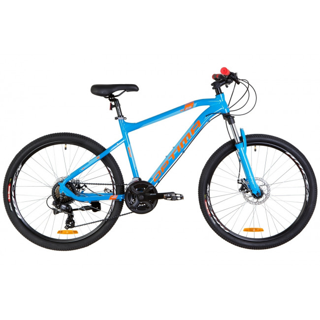 Велосипед 26" Optimabikes F-1 AM 14G DD Al 2019 (сине-оранжевый ) 