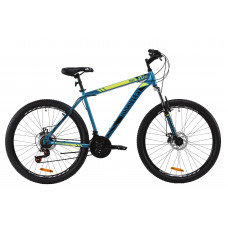 Велосипед 27.5" Discovery TREK DD 2020 (малахитовый с желтым (м)) 