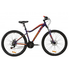 Велосипед 27.5" Formula ALPINA 2020 (фиолетовый с оранжевым) 