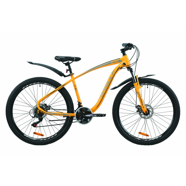Велосипед 27.5" Formula KOZAK 2020 (оранжево-черный с серым) 