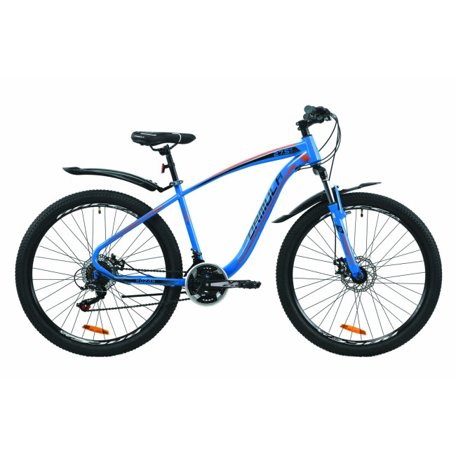 Велосипед 27.5" Formula KOZAK 2020 (сине-оранжевый ) 