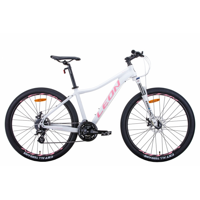 Велосипед 27.5" Leon XC-LADY 2021 (бело-розовый) 