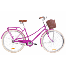 Велосипед 28" Dorozhnik COMFORT FEMALE 2020 (фиолетовый) 