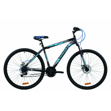 Велосипед 29" Discovery RIDER DD 2020 (черно-синий (м)) 