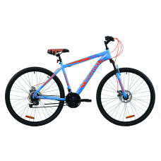 Велосипед 29" Discovery RIDER DD 2020 (сине-оранжевый ) 