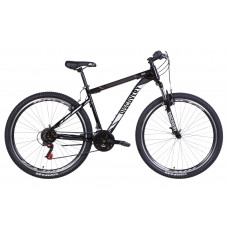 Велосипед 29" Discovery TREK 2021 (графитово-черный с красным (м)) 