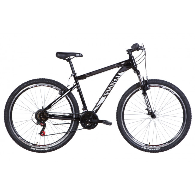 Велосипед 29" Discovery TREK 2021 (графитово-черный с красным (м)) 