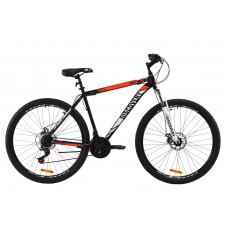 Велосипед 29" Discovery TREK DD 2020 (сине-оранжевый ) 