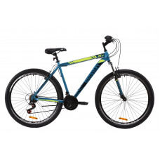 Велосипед ST 29" Discovery TREK AM Vbr 2020 (малахитовый с желтым (м)) 