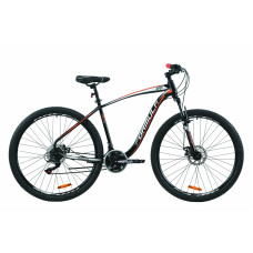 Велосипед 29" Formula KOZAK 2020 (черно-белый с оранжевым) 
