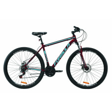 Велосипед 29" Formula THOR 2.0 2020 (бургундский с черным и синим (м)) 