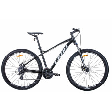 Велосипед 29" Leon TN-90 2020 (чёрно-белый c серым) 