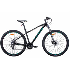 Велосипед 29" Leon TN-90 2021 (черно-белый с серым) 