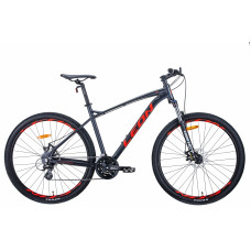 Велосипед 29" Leon TN-90 2020 (графитовый с красным (м)) 