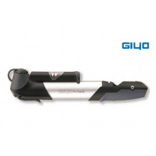 Насос мини GIYO GP-961 с манометром Pl AV/FV (100psi) Т-ручка (серый) 