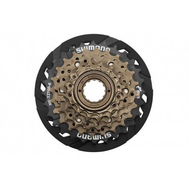 Трещотка 7-к 14-28Т SHIMANO TZ-500 с защитой спиц (ED) 