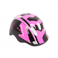 Шлем велосипедный HEL104 черно-розовый (черно-розовый) 