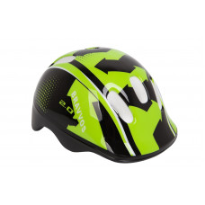 Шлем велосипедный HEL096 черно-салатный (черно-салатный) 
