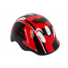 Шлем велосипедный HEL100 черно-красный (черно-красный) 
