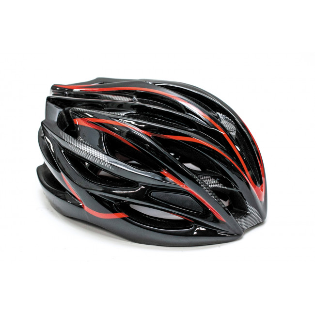 Шлем велосипедный FSK AH404 черно-красный