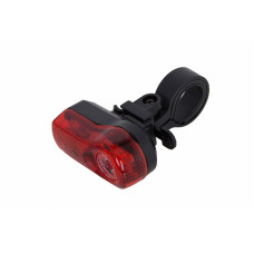 Фонарь габаритный PL310DR красный свет с линзой Pl (черный корпус) 