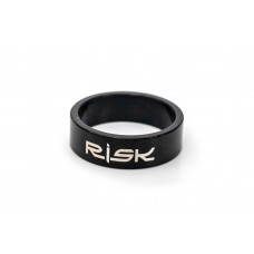 Проставочное кольцо 1-1/8" 10mm RISK для рулевой колонки 10 шт (черн.) 