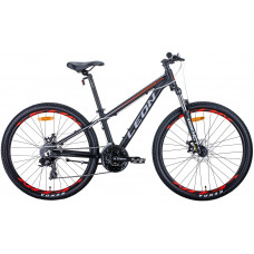 Велосипед 26" Leon SUPER JUNIOR 2020 (черно-оранжевый с серым (м)) 